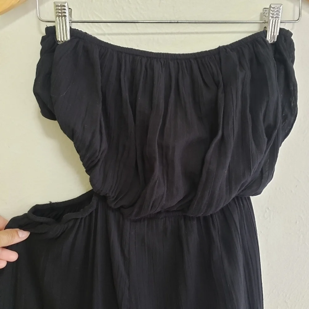 Free People Cut Out For It Jumpsuit Black - Picture 5 of 6